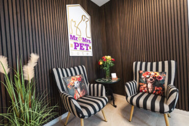 Персонал на хотела грижи се за куче в Mr. & Mrs. Pet